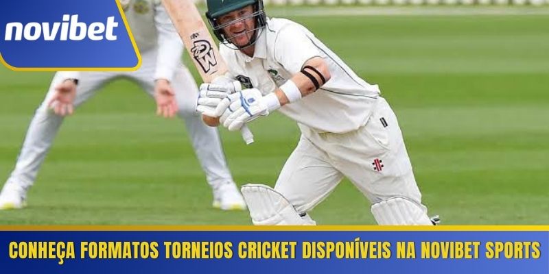 Conheça formatos torneios cricket disponíveis na Novibet Sports