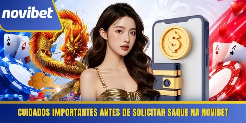 Cuidados importantes antes de solicitar saque na Novibet