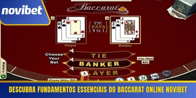 Descubra fundamentos essenciais do Baccarat online Novibet