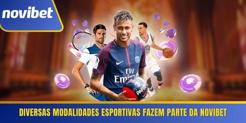 Diversas modalidades esportivas fazem parte da Novibet 